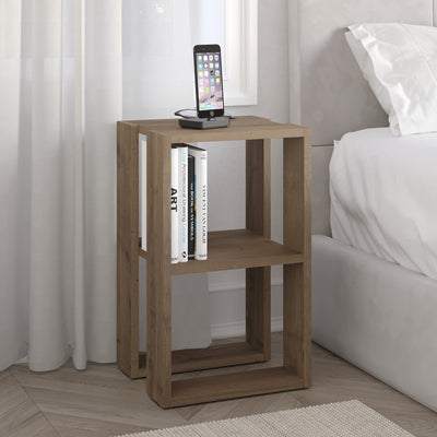 Lonie Bedside Table 34cm – interactive lifestyle view – Decortie