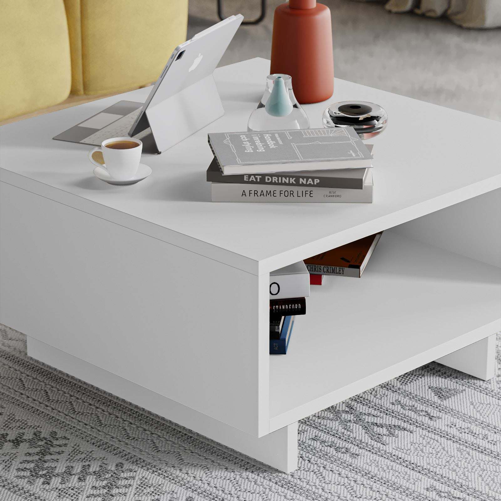 Hola Modern Coffee Table Multipurpose H 32cm - Decortie