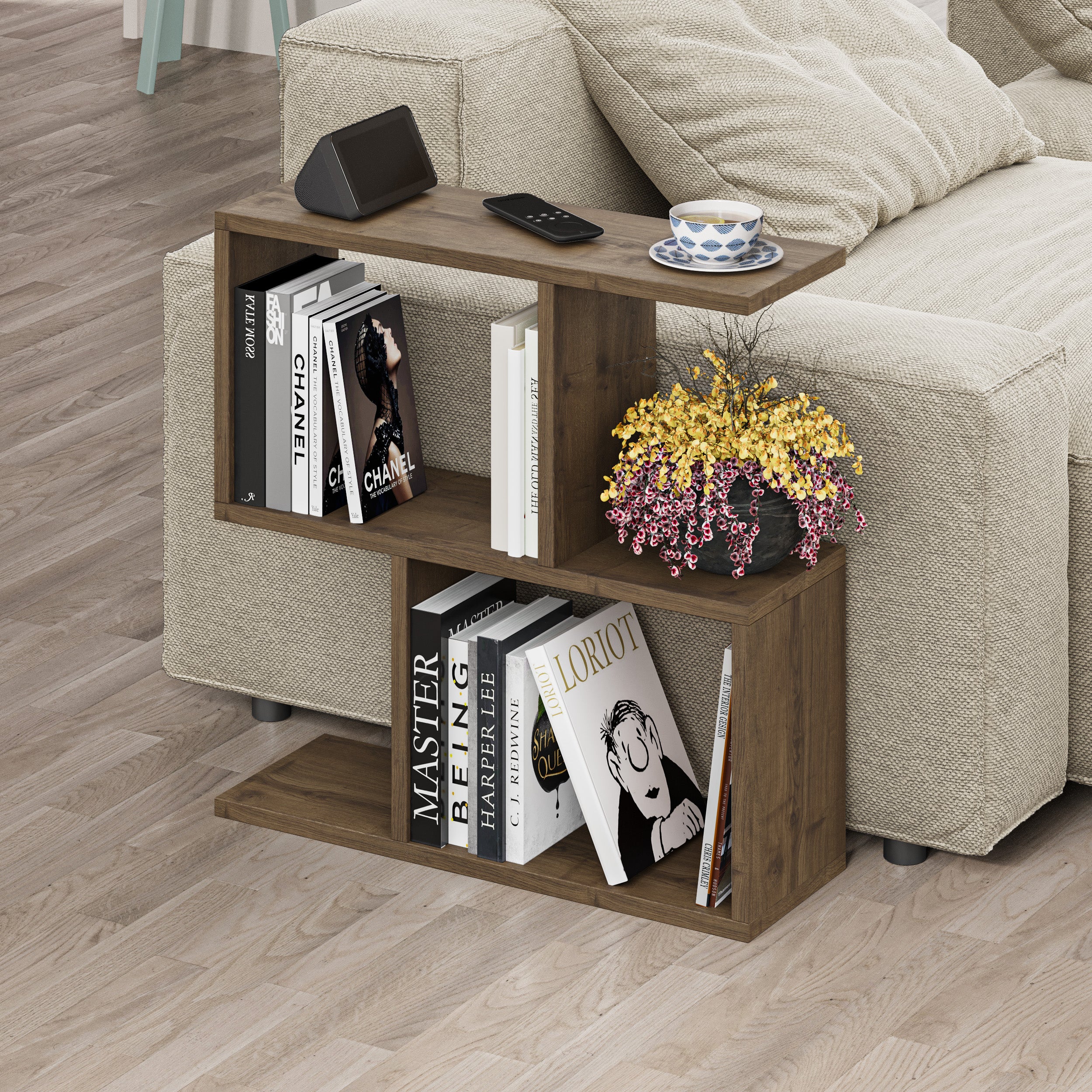 Homemania Modern Side End Coffee Table Multipurpose H 60cm 5 Tier - Decortie