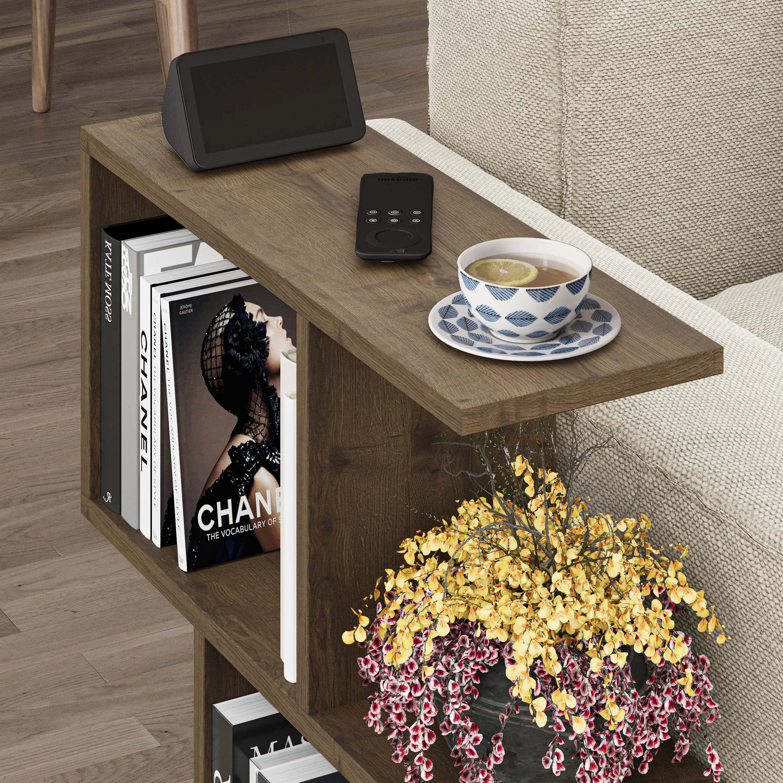 Homemania Modern Side End Coffee Table Multipurpose H 60cm 5 Tier - Decortie