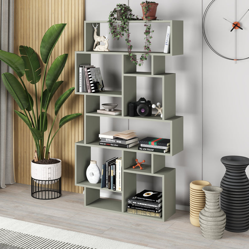 Karmato Bookcase 168.5cm – diagonal view – Decortie