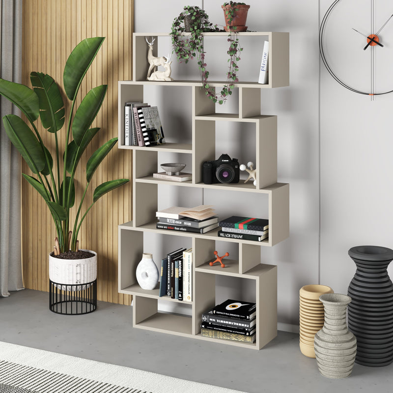 Karmato Bookcase 168.5cm – diagonal view – Decortie