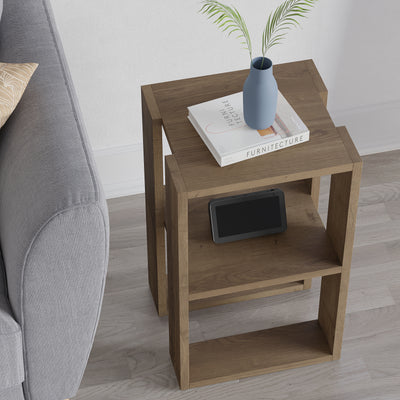 Lonie Bedside Table 34cm – interactive lifestyle view – Decortie