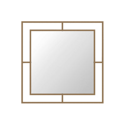 Corner Modern Design Mirror – Gold