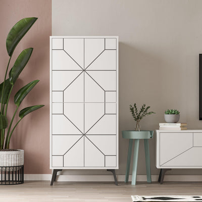 Dune Multipurpose Cabinet in White