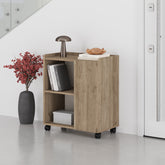 Zeo Sideboard Cabinet with Heels - Modern Design - 4 Compartments – Natural Oak