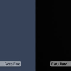 Zeo Sideboard Cabinet with Heels - Modern Design - 4 Compartments – Deep Blue,Black Bute