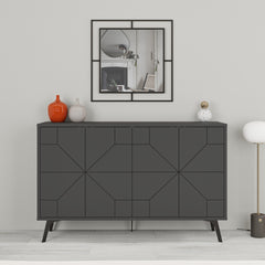 Dune Console Sideboard Display Unit 123cm – Anthracite