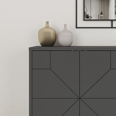 Dune Console Sideboard Display Unit 123cm – Anthracite