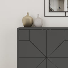 Dune Console Sideboard Display Unit 123cm – Anthracite