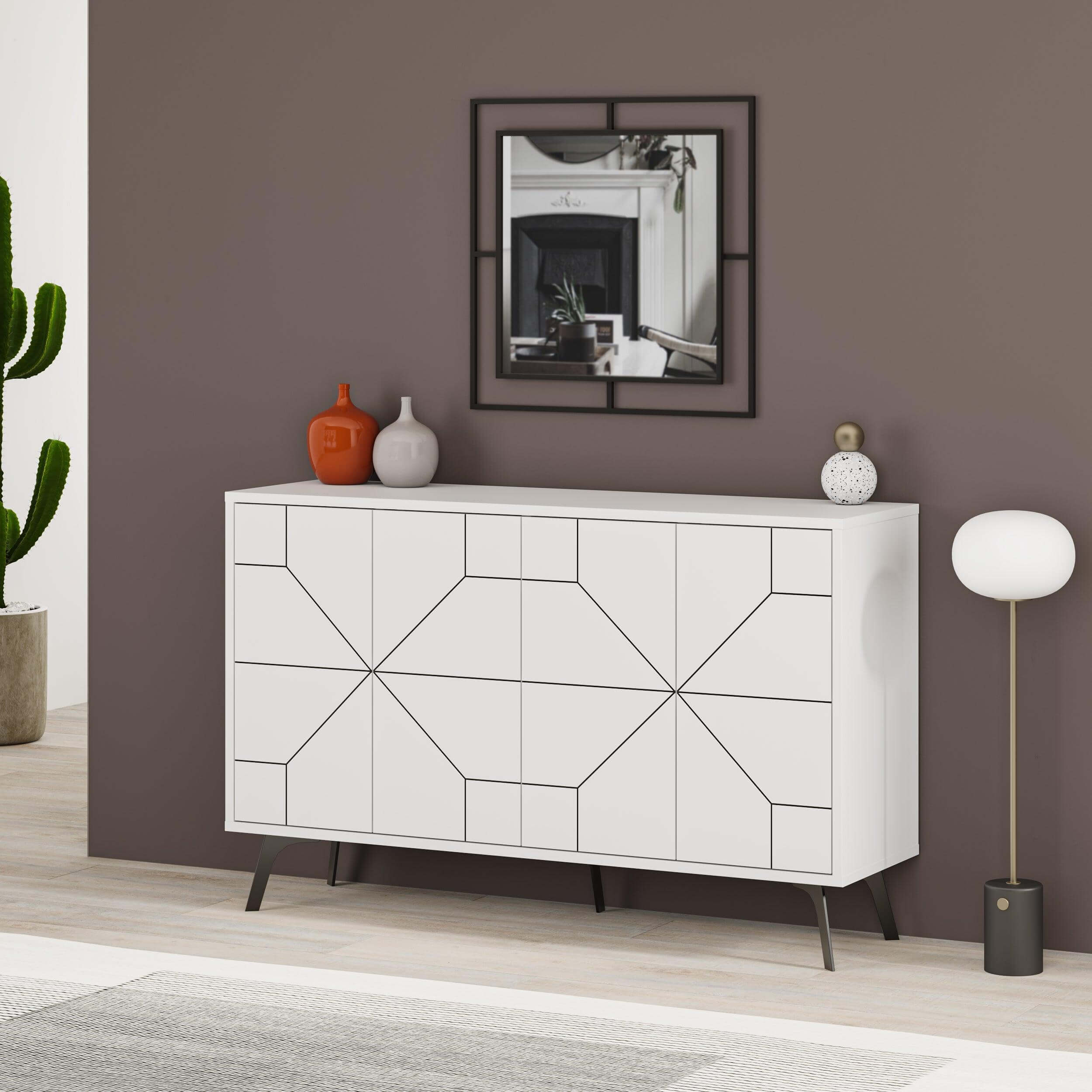 Dune Console Sideboard 123cm – room hero view – Decortie