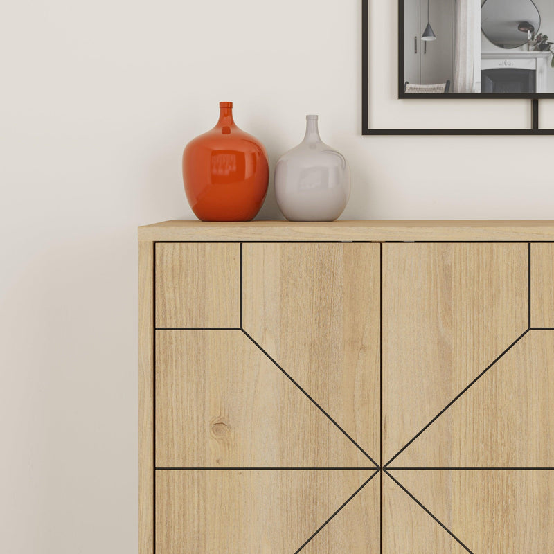 Dune Console Sideboard 123cm detail close-up – Decortie