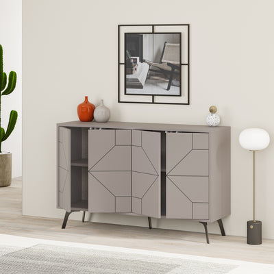 Dune Console Sideboard Display Unit 123cm – Light Mocha