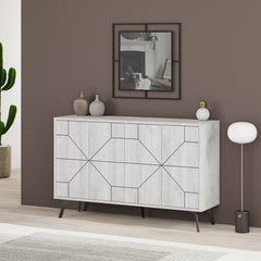 Dune Console Sideboard Display Unit 123cm – Ancient White