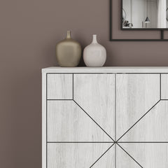 Dune Console Sideboard Display Unit 123cm – Ancient White