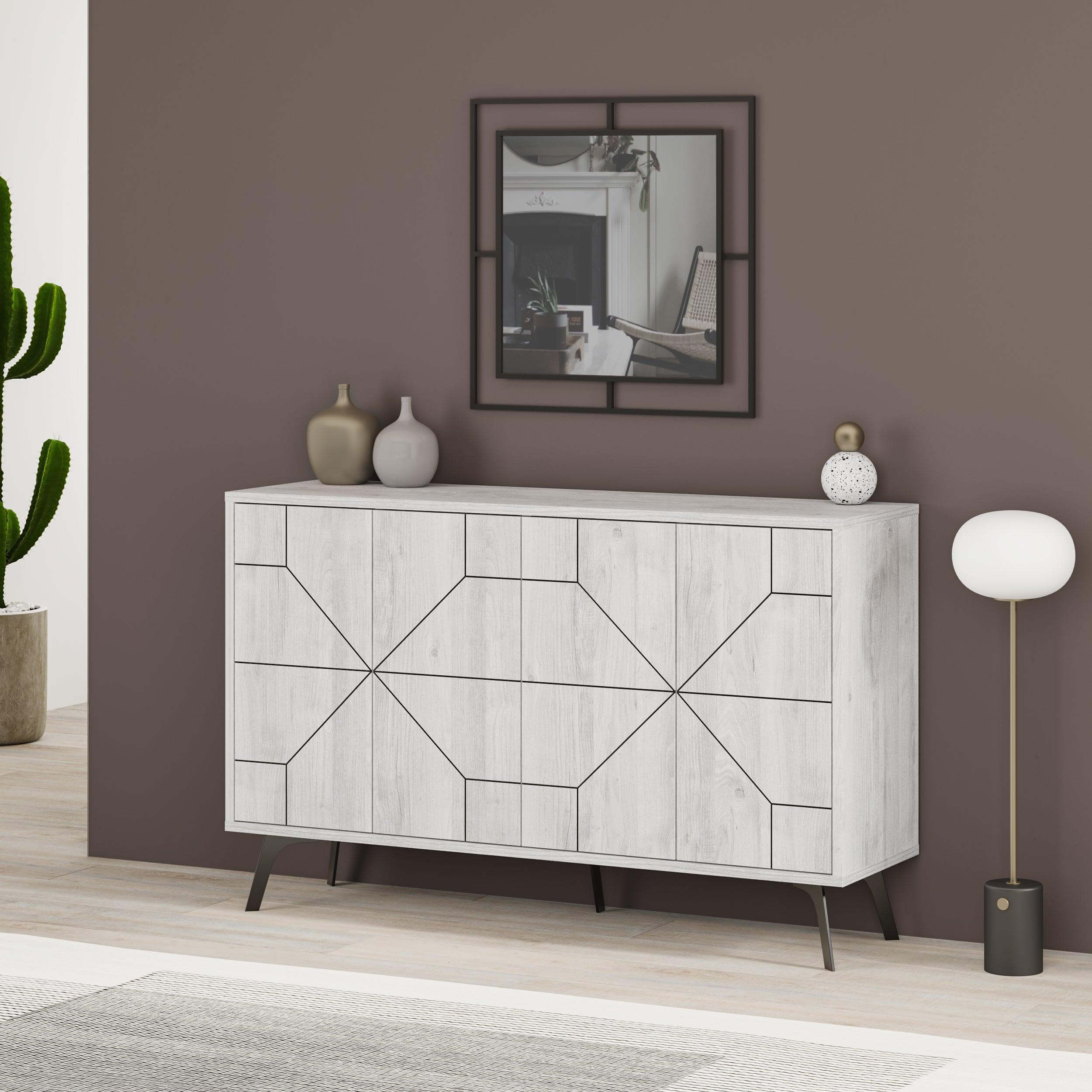 Dune Console Sideboard Display Unit 123cm - Decortie