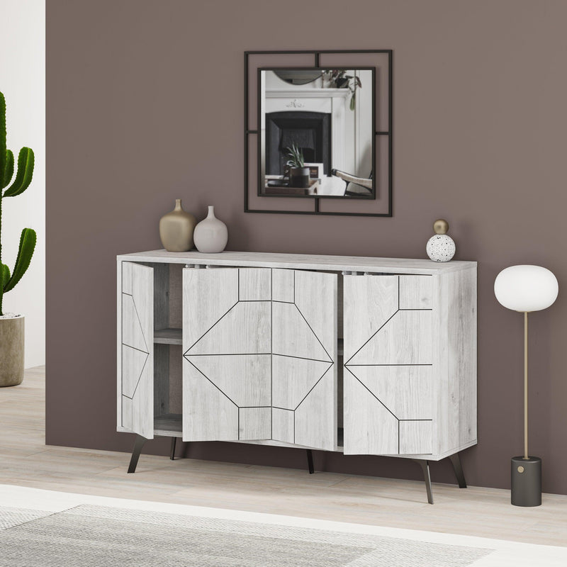 Dune Console Sideboard 123cm with open storage – Decortie