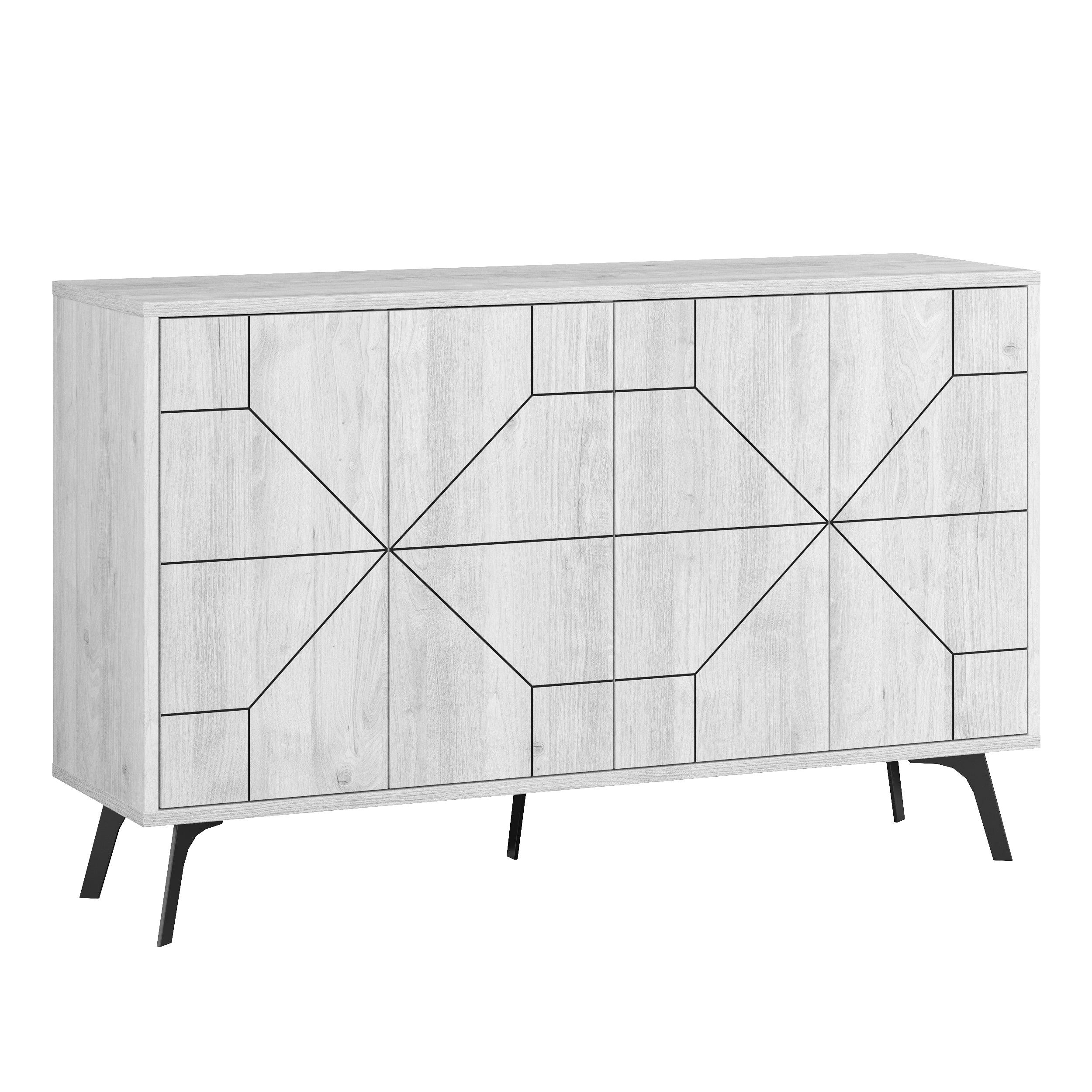 Dune Console Sideboard 123cm – white background – Decortie