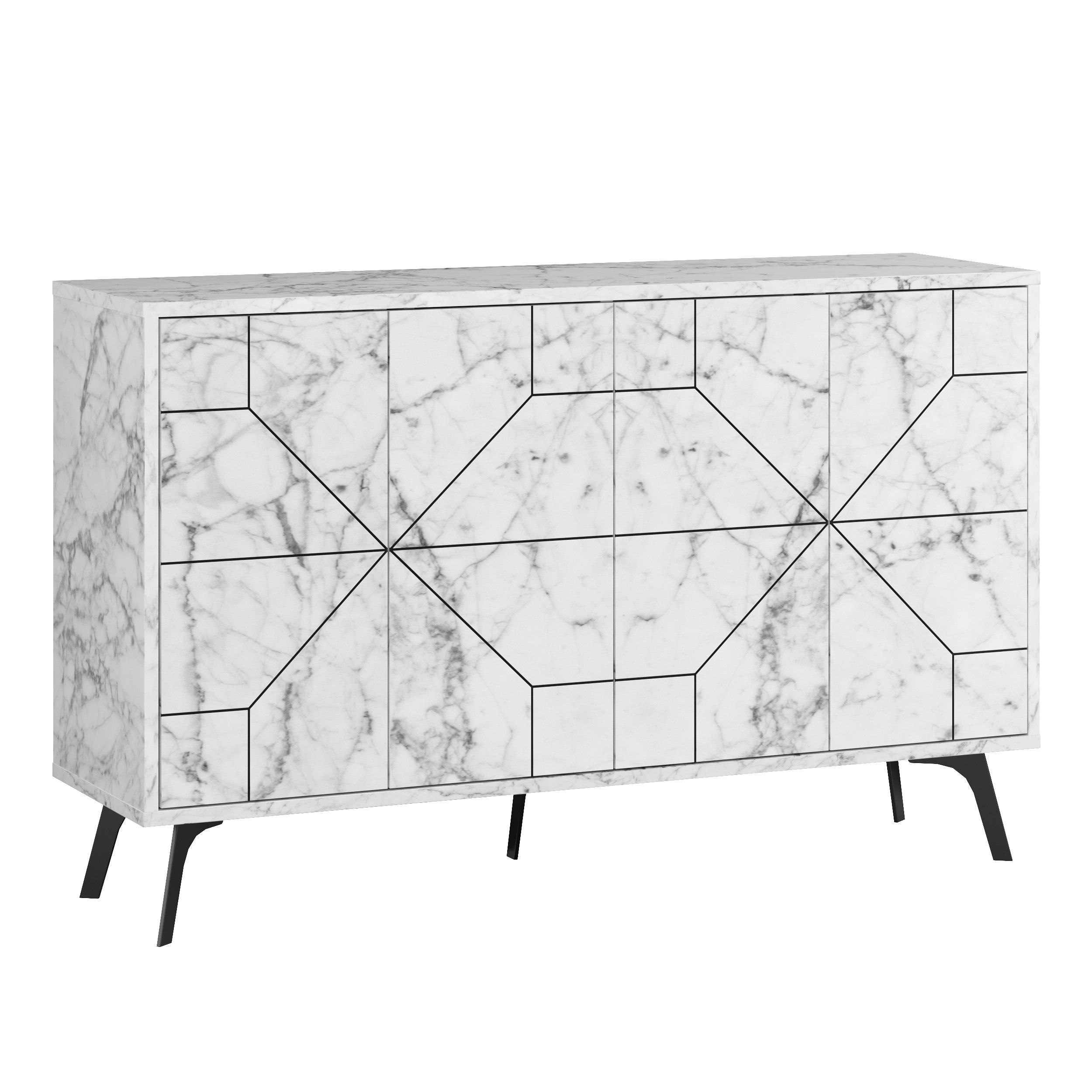 Dune Console Sideboard Display Unit 123cm - Decortie