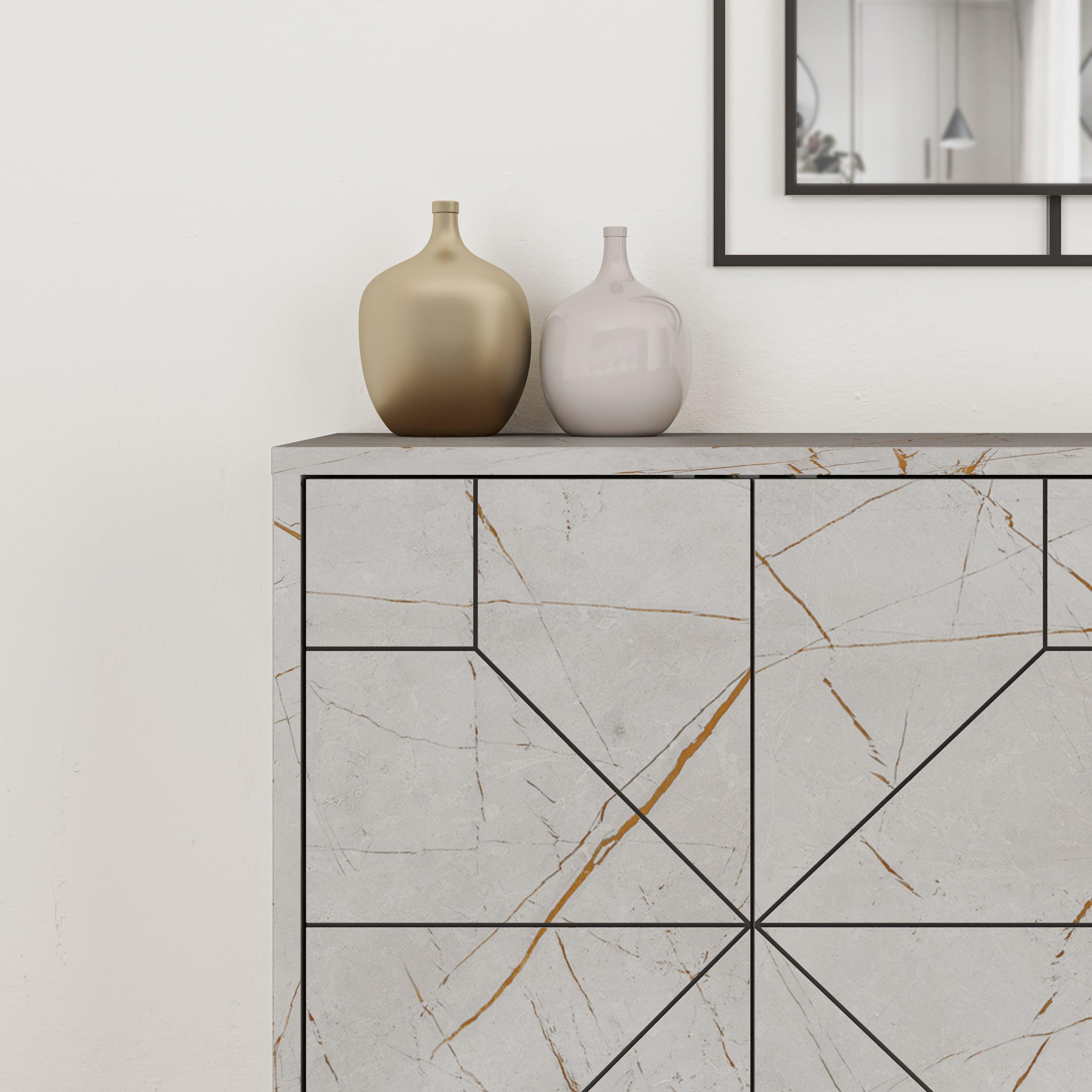 Dune Console Sideboard Display Unit 123cm - Decortie