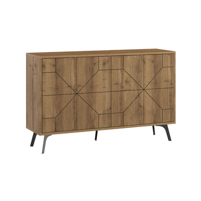 Dune Console Sideboard Display Unit 123cm – Dark Oak