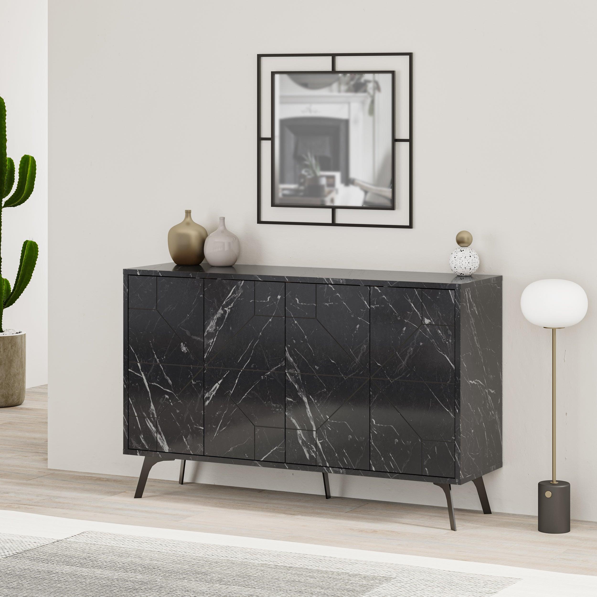 Dune Console Sideboard Display Unit 123cm - Decortie