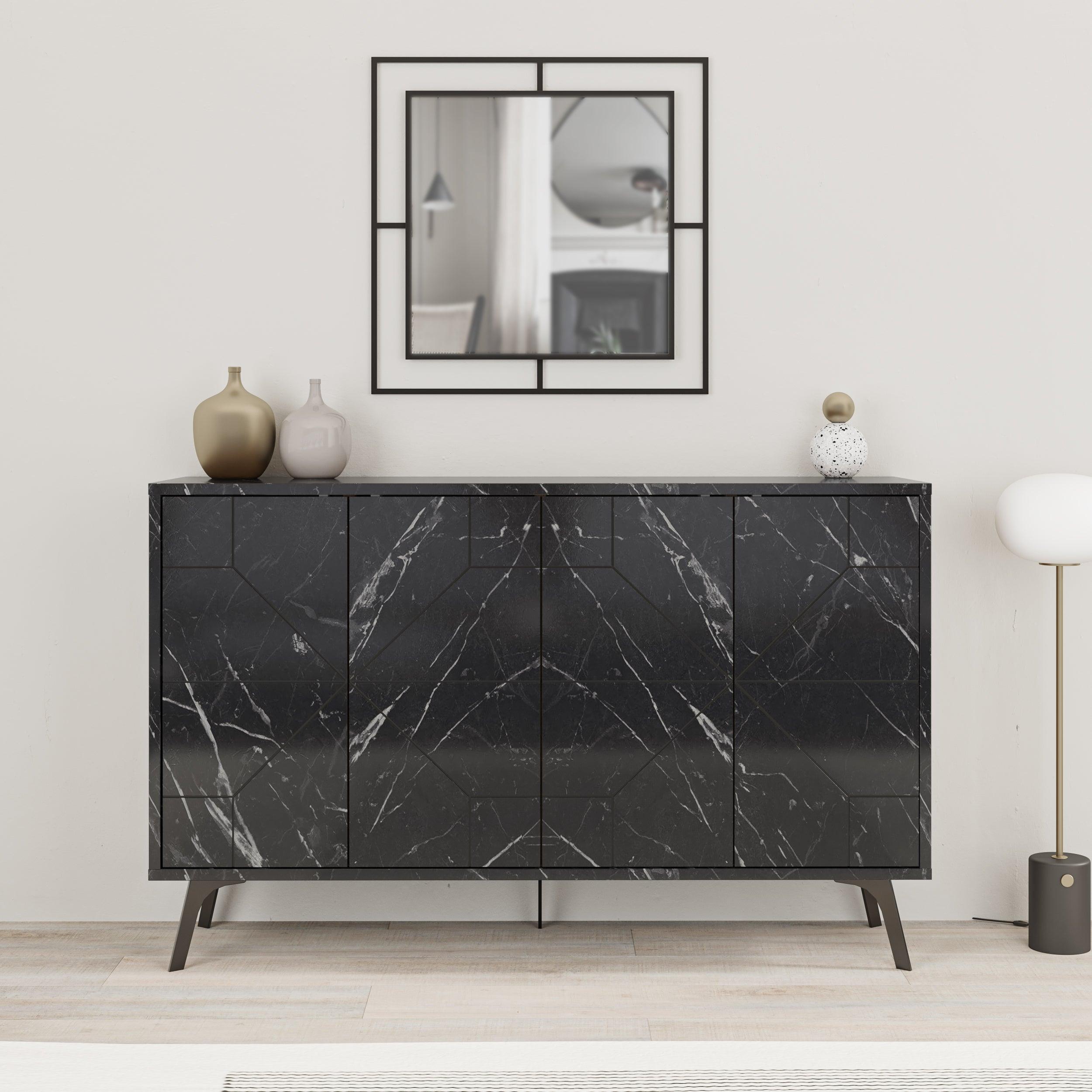 Dune Console Sideboard Display Unit 123cm - Decortie