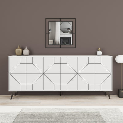 Dune Console Sideboard Display Unit 183cm – White