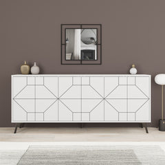Dune Console Sideboard Display Unit 183cm – White