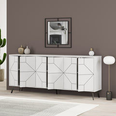 Dune Console Sideboard Display Unit 183cm – White