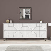 Dune Console Sideboard Display Unit 183cm in White