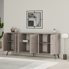 Dune Console Sideboard Display Unit 183cm – Light Mocha