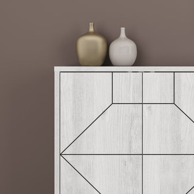 Dune Console Sideboard Display Unit 183cm – Ancient White