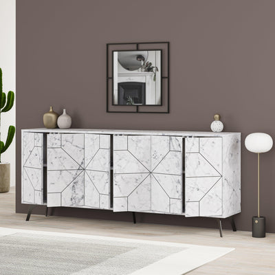 Dune Console Sideboard 183cm with open storage – Decortie