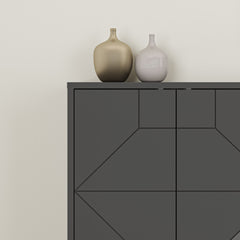 Dune Console Sideboard Display Unit 183cm – Anthracite