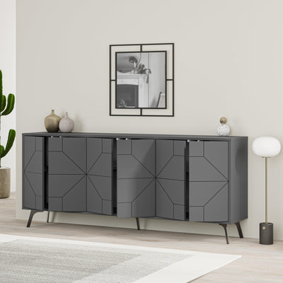 Dune Console Sideboard 183cm with open storage – Decortie