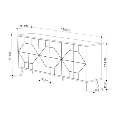 Dune Console Sideboard 183cm – Decortie