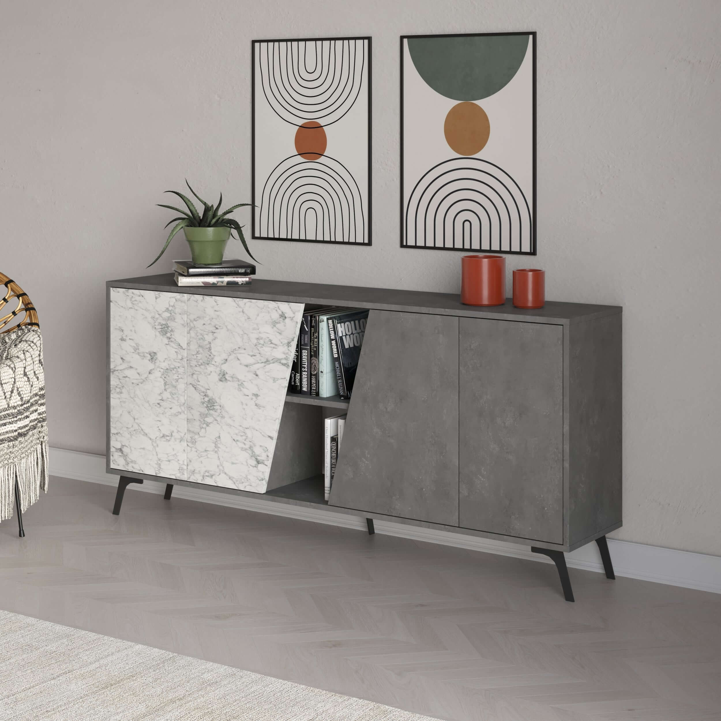 Fiona Console Sideboard Display Unit 180