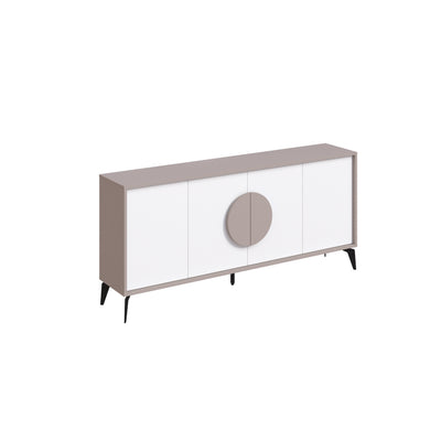 Gora Console Sideboard Display Unit 180Cm – Light Mocha,White