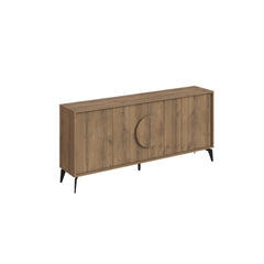 Gora Console Sideboard Display Unit 180Cm – Dark Oak