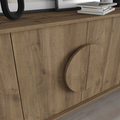 Gora Console Sideboard Display Unit 180Cm – Dark Oak