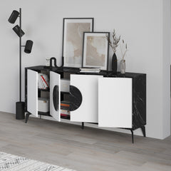 Gora Console Sideboard Display Unit 180Cm – Lotus,White