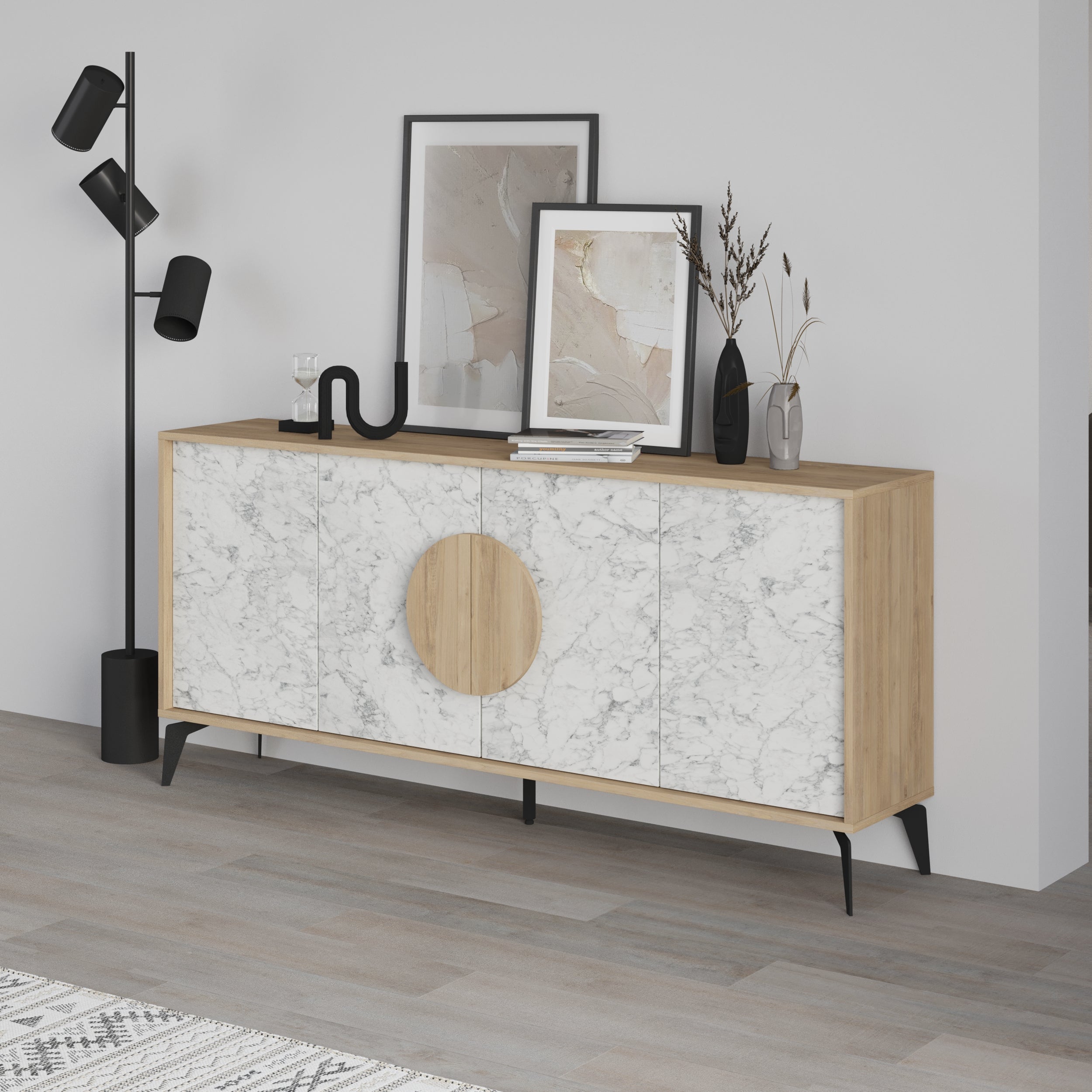 Gora Console Sideboard Display Unit 180Cm - Decortie
