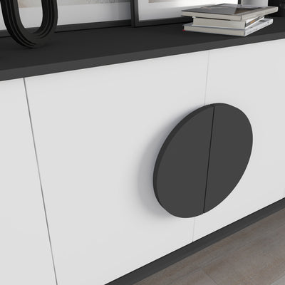 Gora Console Sideboard Display Unit 180Cm – Anthracite,White