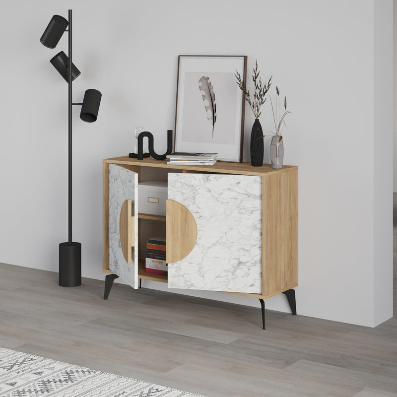 Gora Console Sideboard 110cm with open storage – Decortie