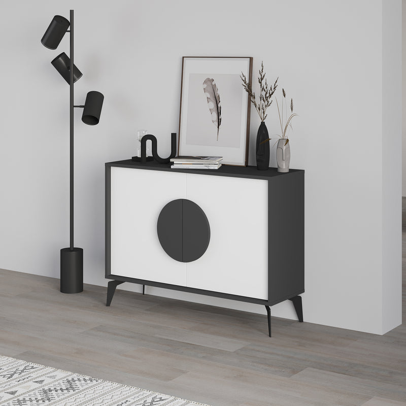 Gora Console Sideboard 110cm – styled in living room – Decortie
