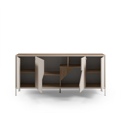 Vesco Modern Sideboard Natural Oak Sandstone 180cm - view 3