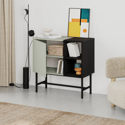 Mona Mini Console Table with Storage & Shelves - view 2