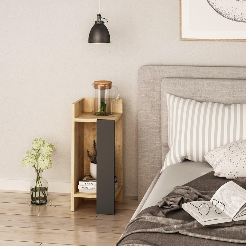 Elos Bedside Table Left Module 25cm – styled in bedroom – Decortie