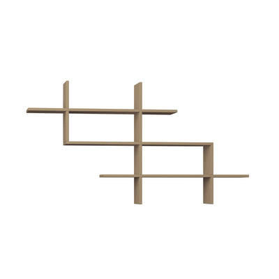 Halic Wall Mounted Modern Bookcase Display Unit W 150cm - Decortie